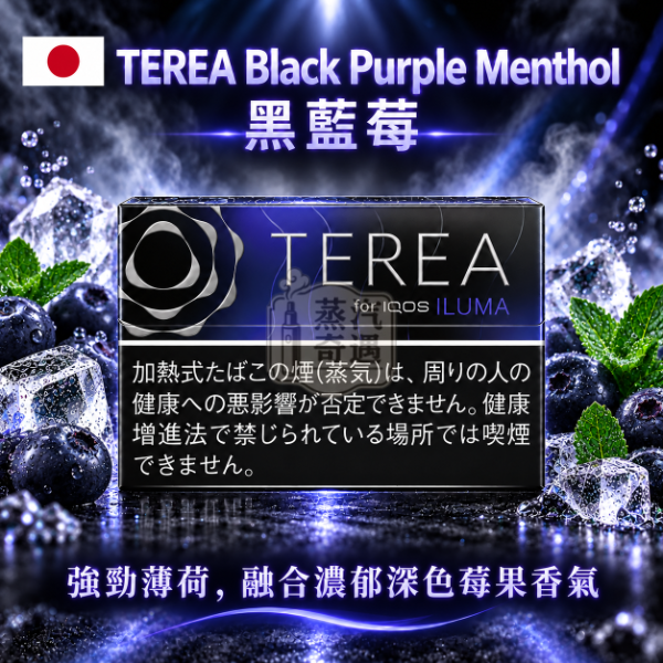【加熱菸全家口味推薦】日版TEREA口味 黑藍莓|整條10盒|相容IQOS ILUMA系列主機|日本原裝現貨